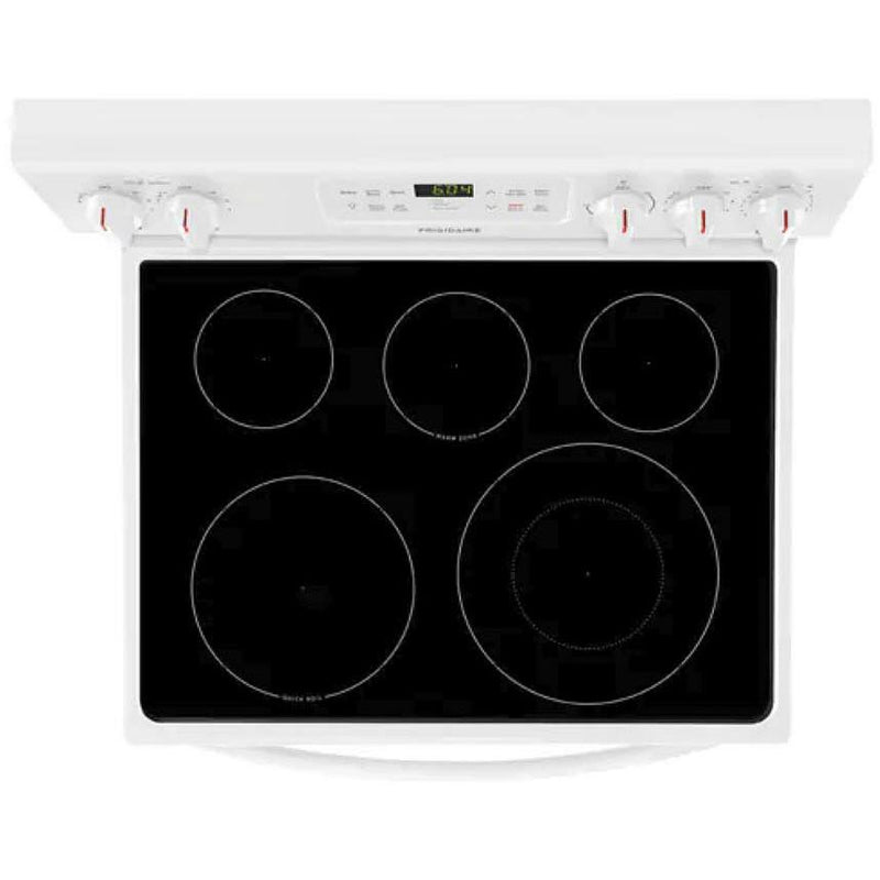 Frigidaire Gallery 30-inch Freestanding Electric Range with Steam Cleaning CGEF3036UW IMAGE 5