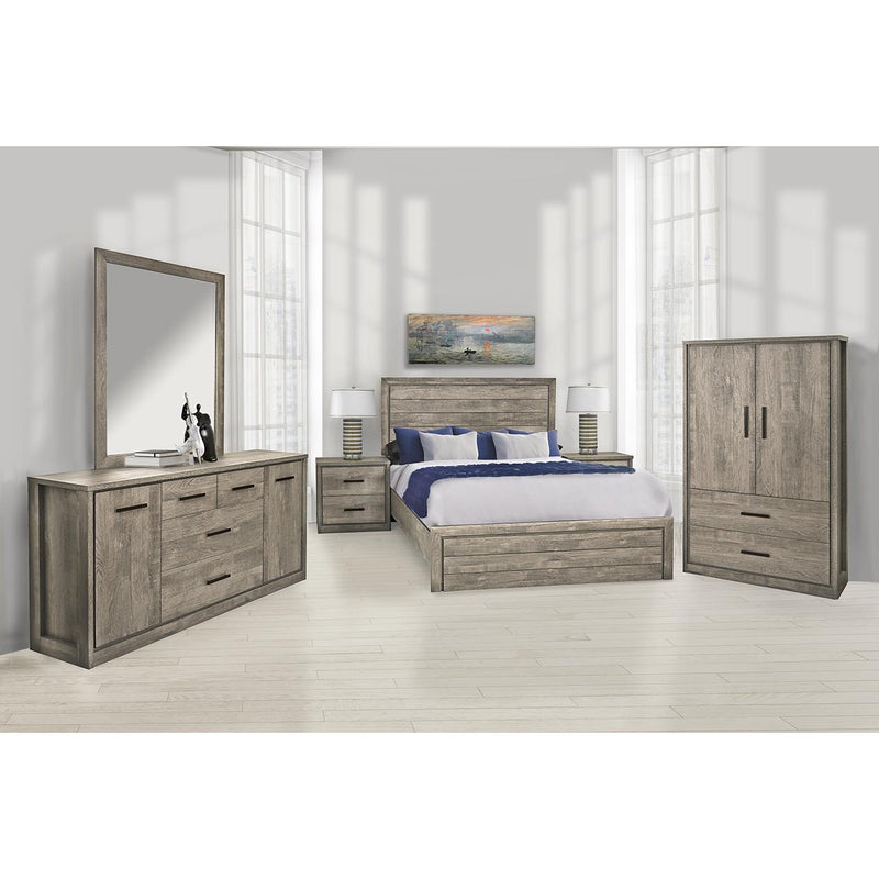 Concordia Furniture Toscan Grey 2-Drawer Nightstand 29048-16 IMAGE 3
