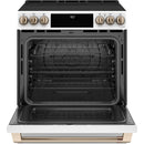 Café 30-inch Slide-in Induction Range with Warming Drawer CCHS900P4MW2 IMAGE 3