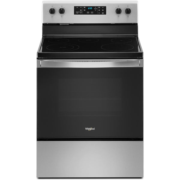 Whirlpool 30-inch Freestanding Electric Range with Frozen Bake™ Technology YWFE505W0JZ IMAGE 1