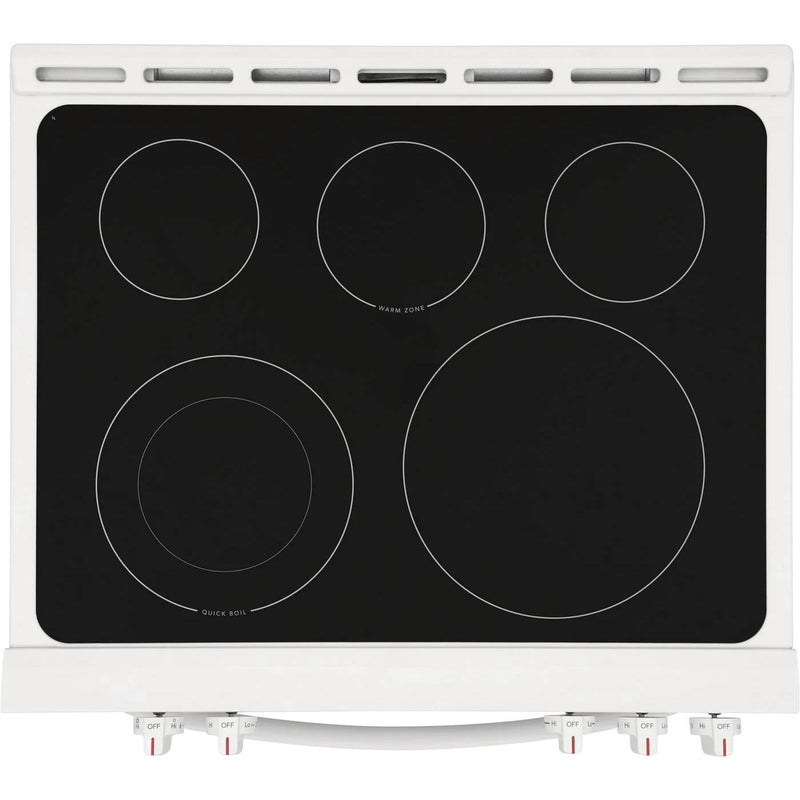 Frigidaire 30-inch Freestanding Electric Range with Ready-Select® Controls CFEH3054UW IMAGE 4