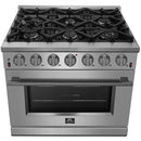 Forno 36-inch Freestanding Gas Range with 6 Burners FFSGS6239-36 IMAGE 3