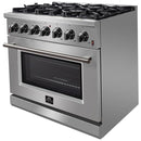Forno 36-inch Freestanding Gas Range with 6 Burners FFSGS6239-36 IMAGE 8