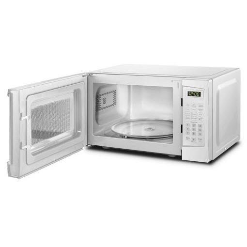 Danby 20-inch, 1.1 cu.ft. Countertop Microwave Oven with Auto Defrost DBMW1120BWW IMAGE 3