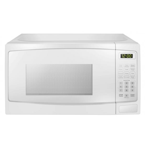 Danby 20-inch, 1.1 cu.ft. Countertop Microwave Oven with Auto Defrost DBMW1120BWW IMAGE 6