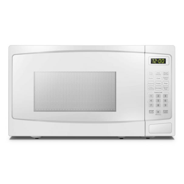Danby 20-inch, 1.1 cu.ft. Countertop Microwave Oven with Auto Defrost DBMW1120BWW IMAGE 7