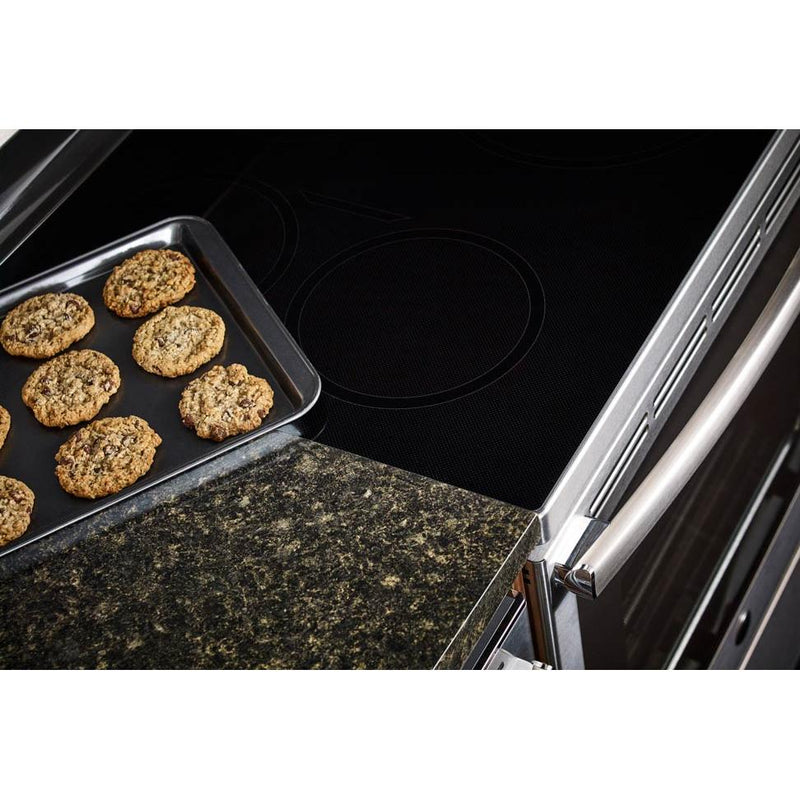 GE Profile 30-inch Freestanding Electric Range with True European Convection PCB905SPSS IMAGE 7