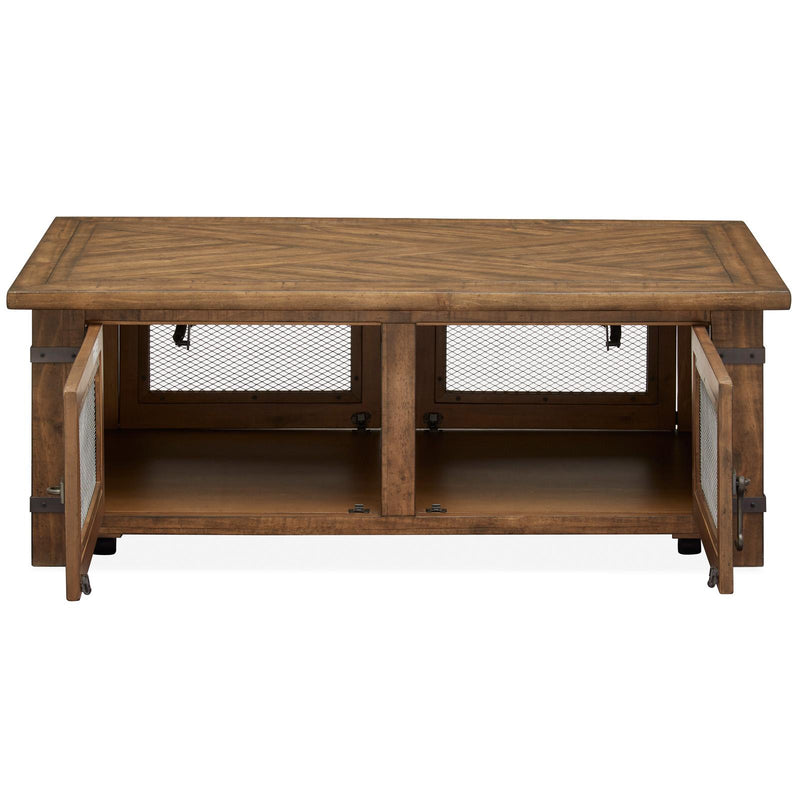 Magnussen Chesterfield Lift Top Cocktail Table T4717-50 IMAGE 2