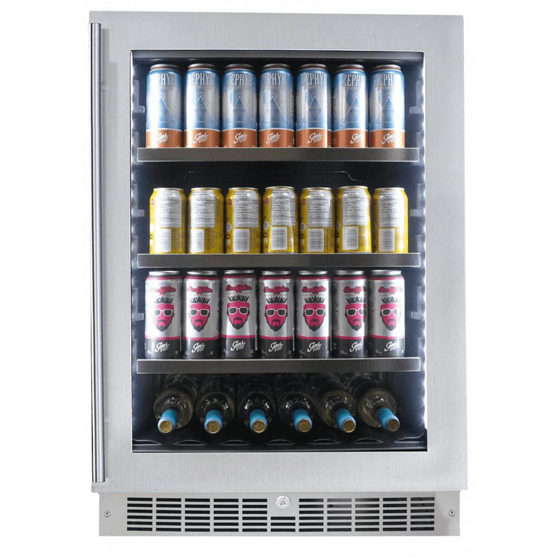 Silhouette Professional Saxony 5.6 cu.ft. Freestanding Combination Beverage Center SPRBC056D1SS IMAGE 2