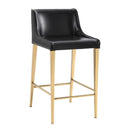 Sunpan Lawrence 101177 Counter Stool - Obsidian Black IMAGE 1