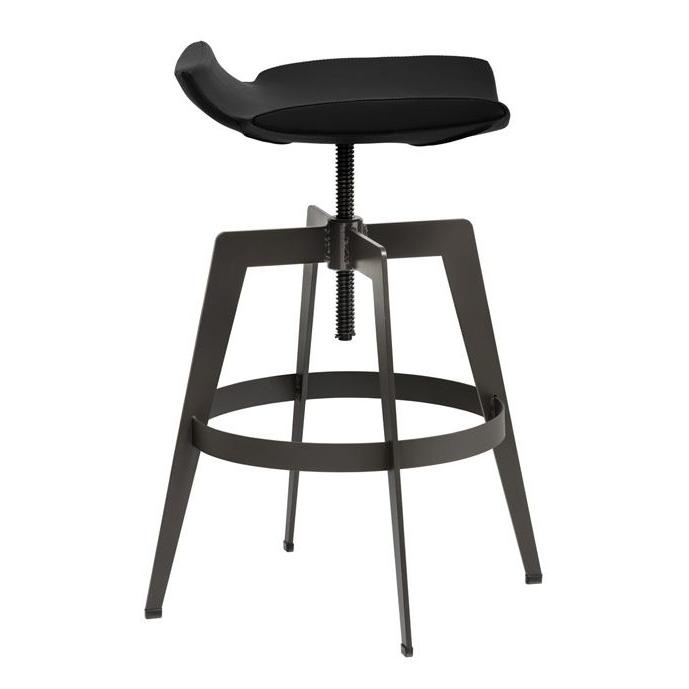 Sunpan Bancroft 101533 Adjustable Barstool - Onyx IMAGE 3