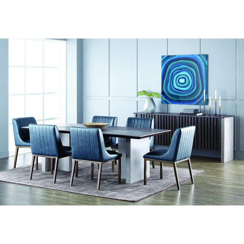 Sunpan Halden 102022 Dining Chair - Vintage Blue IMAGE 4