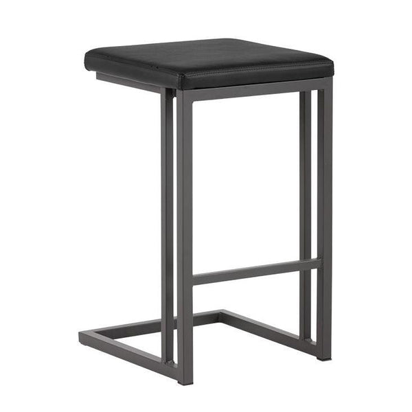 Sunpan Boone 102498 Counter Stool - Grey/Onyx IMAGE 1