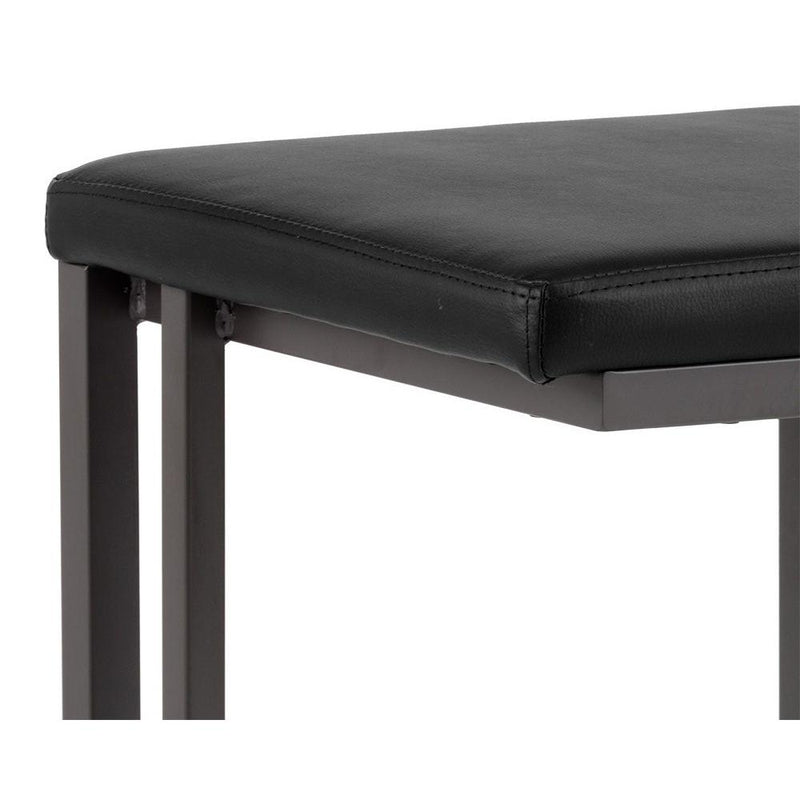 Sunpan Boone 102498 Counter Stool - Grey/Onyx IMAGE 5