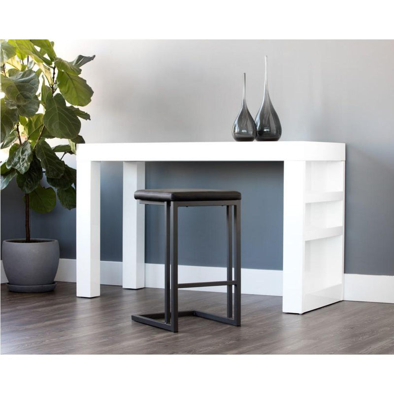 Sunpan Boone 102498 Counter Stool - Grey/Onyx IMAGE 6