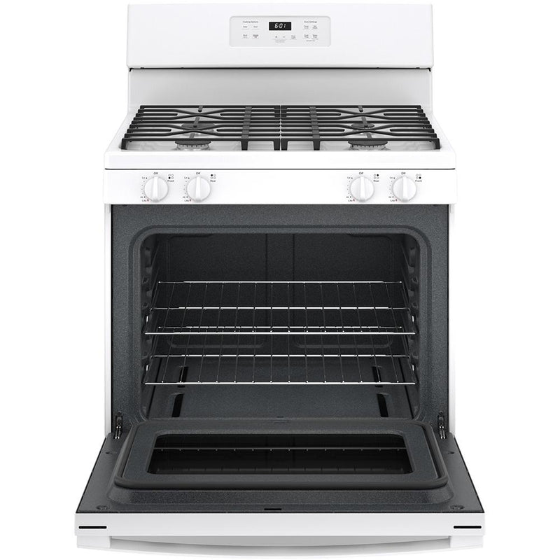 GE 30-inch Freestanding Gas Range with Broiler Drawer JCGBS61DPWW IMAGE 2