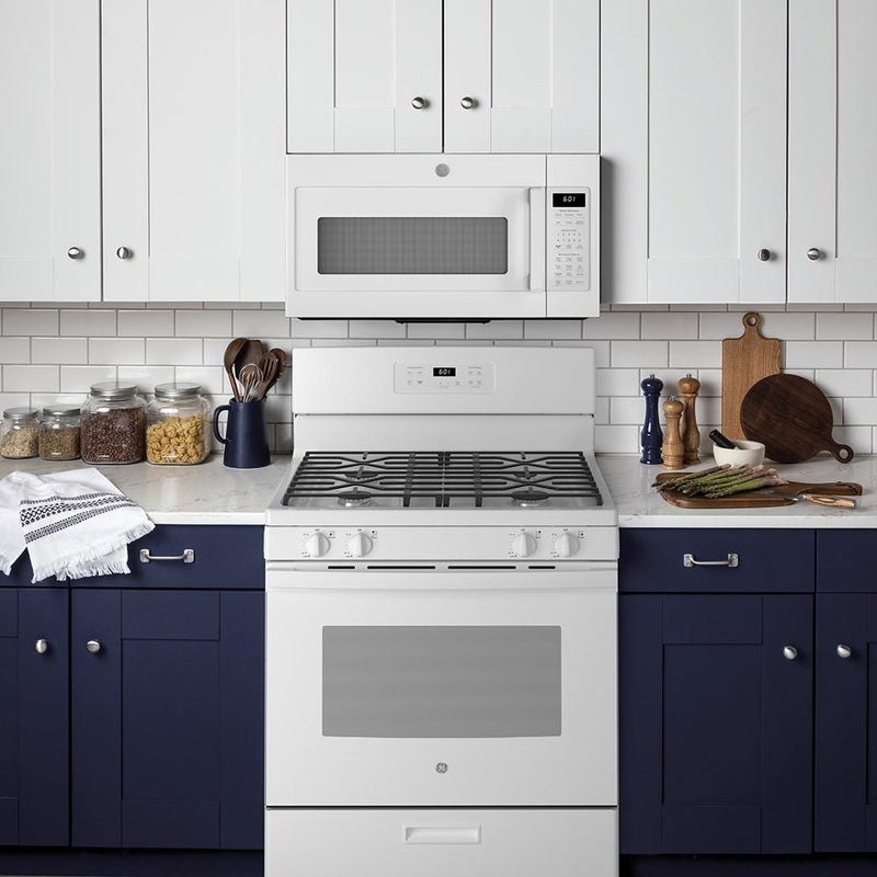 GE 30-inch Freestanding Gas Range with Broiler Drawer JCGBS61DPWW IMAGE 5
