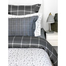 CuddleDown Bedding Bedding Sets Milan Bedding Set - Floral to Big Plaid (Queen) IMAGE 2