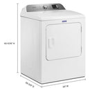 Maytag 7.0 cu. ft. Electric Dryer with Advanced Moisture Sensing YMED6200KW IMAGE 4