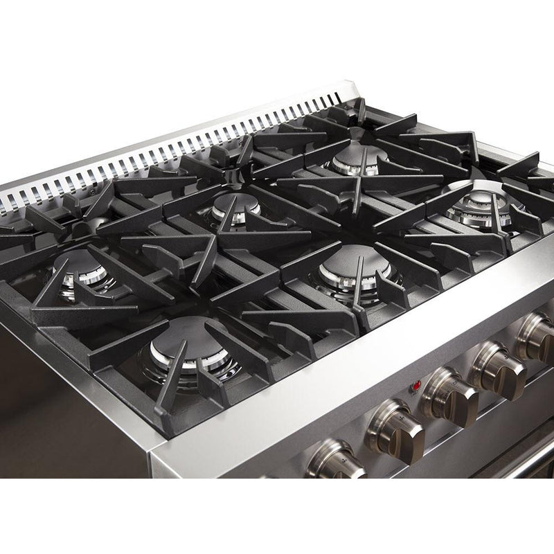 Forno Galiano Alta Qualita 36-inch Freestanding Dual Fuel Range with Convection Technology FFSGS6156-36 IMAGE 12
