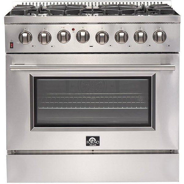 Forno Galiano Alta Qualita 36-inch Freestanding Dual Fuel Range with Convection Technology FFSGS6156-36 IMAGE 1