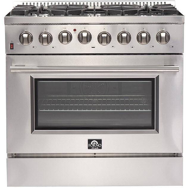 Forno Galiano Alta Qualita 36-inch Freestanding Dual Fuel Range with Convection Technology FFSGS6156-36 IMAGE 1