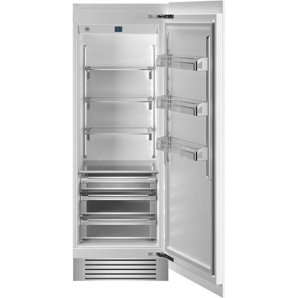  Bertazzoni 30-inch, 17.44 cu.ft. Built-in All Refrigerator with LED Lighting REF30RCPRR IMAGE 1