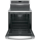  GE Profile 30-inch Freestanding Induction Range with True Convection PCHB920YMFS IMAGE 2