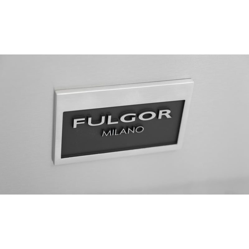 Fulgor Milano 36-inch, 19.86 cu.ft. Counter-Depth French 3-Door Refrigerator with Internal Water Dispenser F6FBM36S2 IMAGE 8