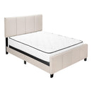Monarch I 6026Q Queen Bed - Beige Linen IMAGE 1