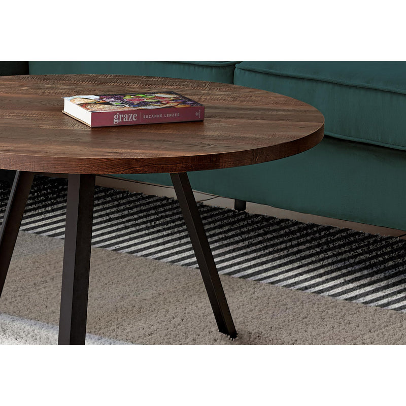 Monarch I 7814 Coffee Table - Brown/Black IMAGE 3