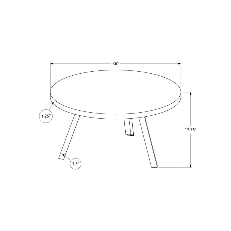 Monarch I 7814 Coffee Table - Brown/Black IMAGE 5