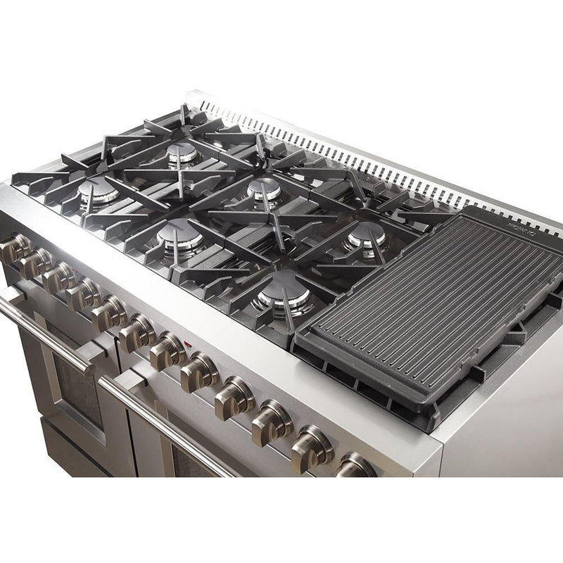 Forno Galiano Alta Qualita 48-inch Freestanding Dual Fuel Range with Convection Technology FFSGS6156-48 IMAGE 14