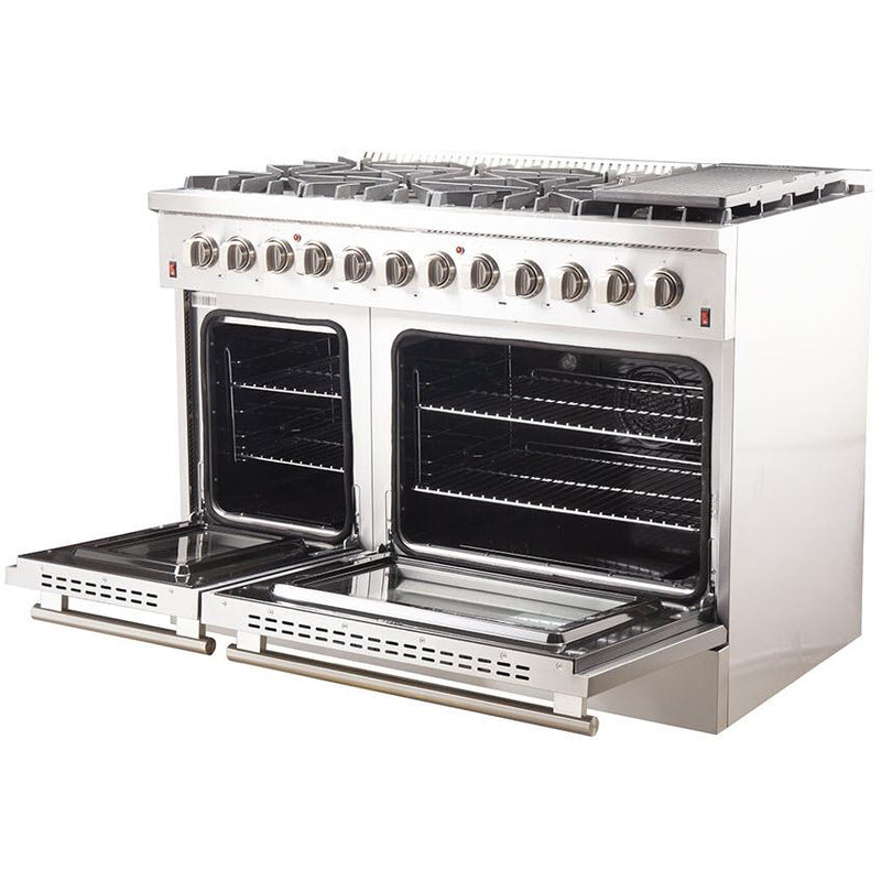 Forno Galiano Alta Qualita 48-inch Freestanding Dual Fuel Range with Convection Technology FFSGS6156-48 IMAGE 3