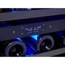  Zephyr 45-Bottle Presrv™ Wine Cooler with Dual Zone PRW24C02BBSG IMAGE 5
