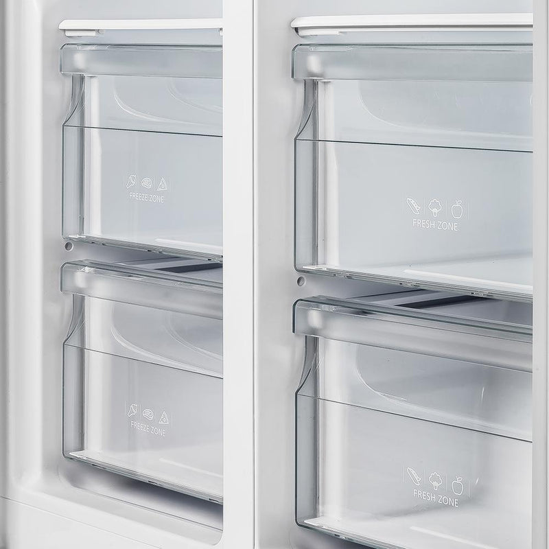 Forno 33-inch, 15.6 cu.ft. Freestanding Side-by-Side Refrigerator with LED Display on Door FFRBI1805-33SB IMAGE 17