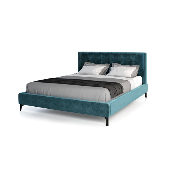 Colibri Stella Queen Upholstered Bed Stella Queen Upholstered Bed - Teal IMAGE 1