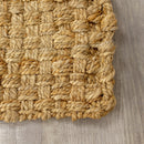 Kalora Interiors Naturals Jute Beige Basketweave Rug, 5'3" x 7'7" IMAGE 10