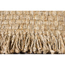 Kalora Interiors Naturals Jute Beige Basketweave Rug, 5'3" x 7'7" IMAGE 2