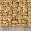 Kalora Interiors Naturals Jute Beige Basketweave Rug, 5'3" x 7'7" IMAGE 9