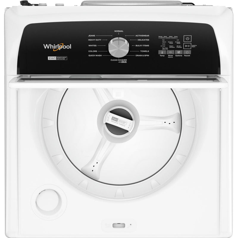Whirlpool 5.4 cu. ft Top Loading Washer with Removable Agitator WTW5057LW IMAGE 5