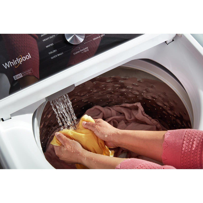 Whirlpool 5.4 cu. ft Top Loading Washer with Removable Agitator WTW5057LW IMAGE 9