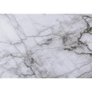 Monarch I 7571 Computer Desk - White Marble-Look/Black Metal IMAGE 4
