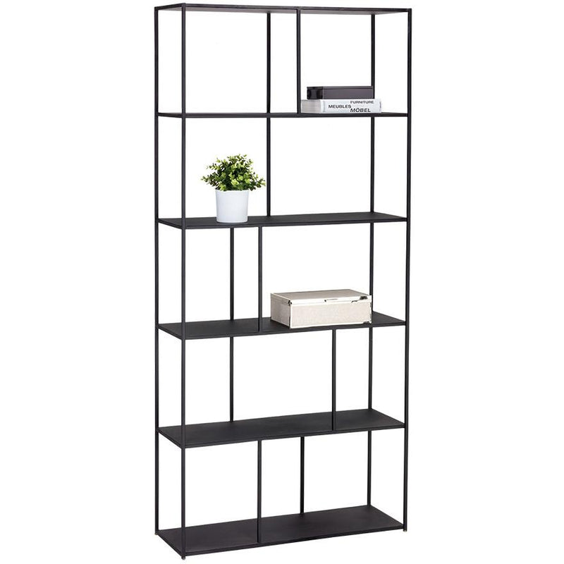 Sunpan Eiffel 104406 Large Bookcase - Matte Black IMAGE 2