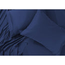 Bedgear Hyper-Cotton Sheets - Navy (Queen) IMAGE 6
