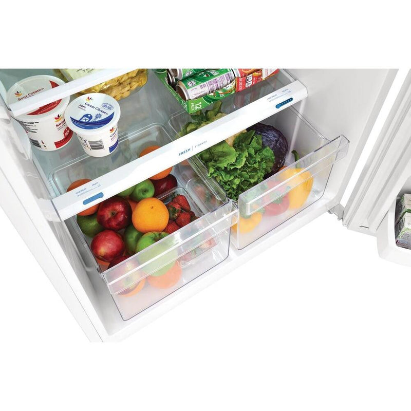Frigidaire 28-inch, 17.6 cu.ft. Freestanding Top Freezer Refrigerator with LED Lighting FFHT1822UW IMAGE 8