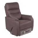 Goberce Swivel Glider Fabric Recliner 6309FAHERO007 IMAGE 1