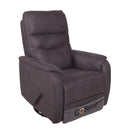 Goberce Swivel Glider Fabric Recliner 6309FAHERO019 IMAGE 1