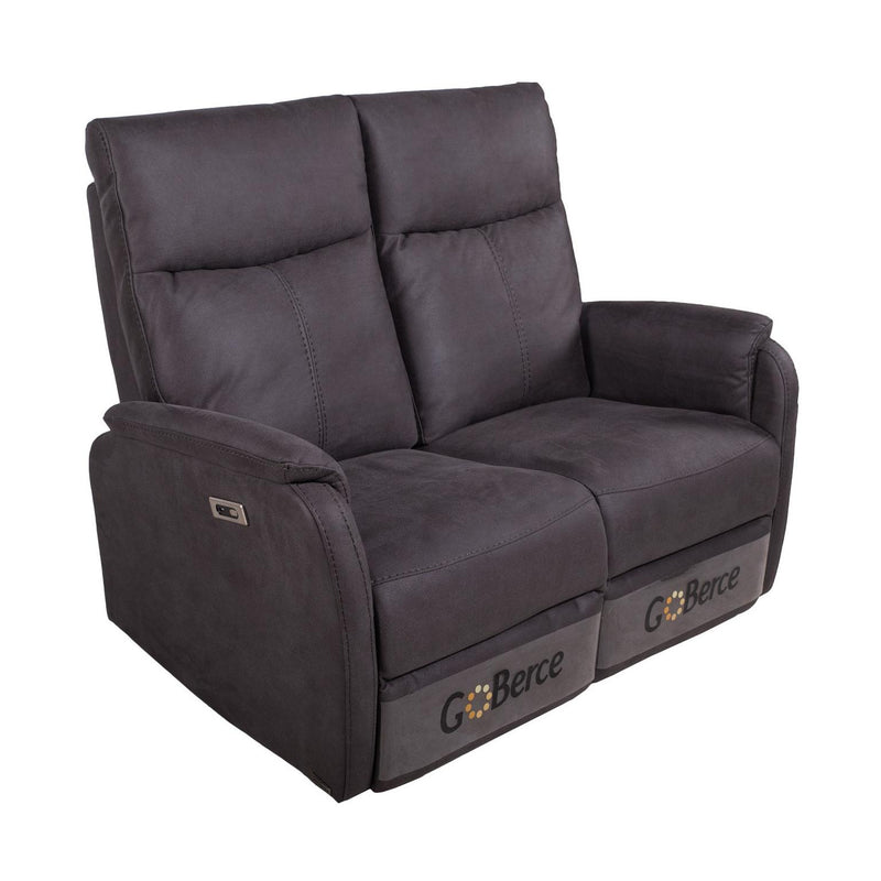 Goberce Power Reclining Fabric Loveseat 6377CAHERO019 IMAGE 1