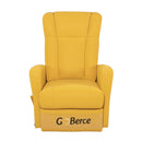 Goberce Swivel Glider Fabric Recliner 6416FASWEET007 IMAGE 3